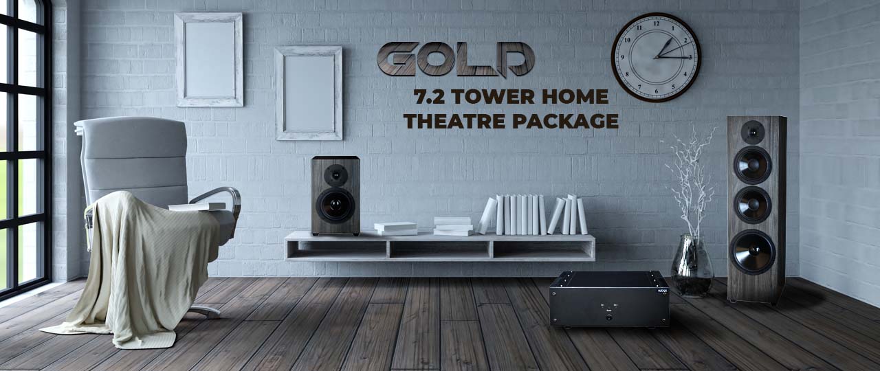 Gold 7.2 Tower Home Theatre Package - INDIQAUDIO